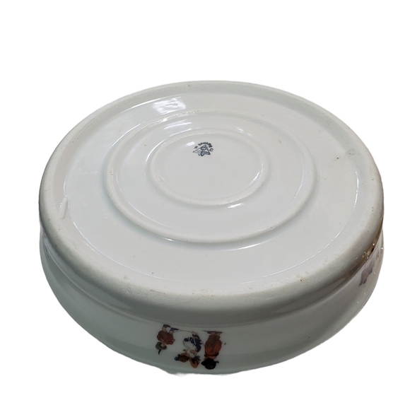 Vtg RWC Bavaria Germany porcelain transferware childs plate bowl images of play - Picture 3 of 15